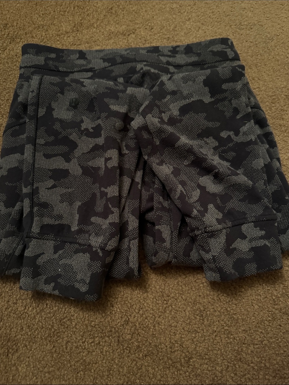 lululemon athletica Black & Gray Camo pants
